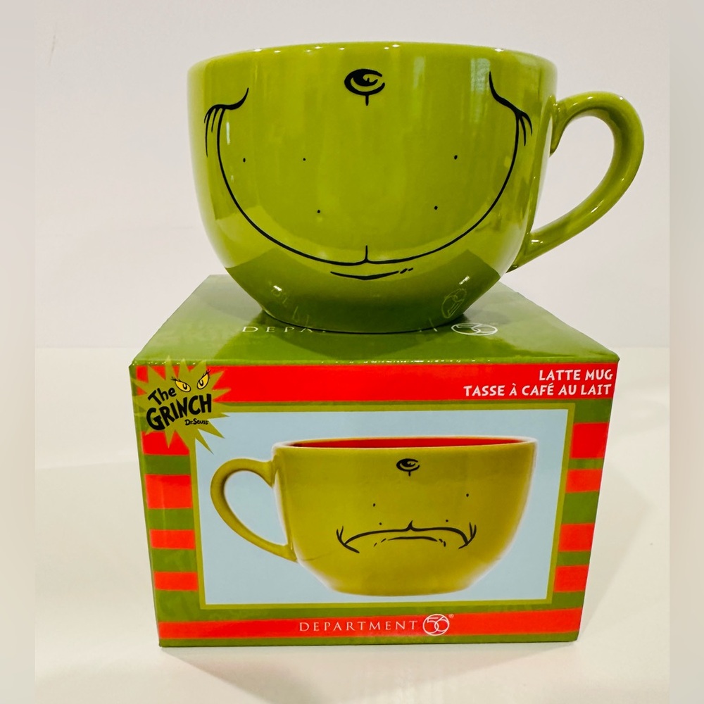 Department 56 “The Grinch” NWT Dual-Mood Latte Mug